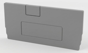 Пластина торцевая D-STB2.5-01P-11-00Z(H) для клемм серии STB2.5 фото