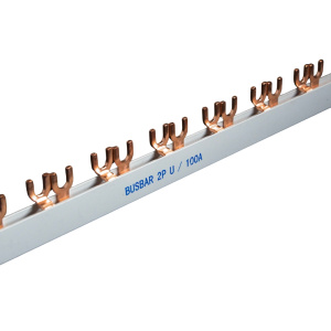 Шина соединительная C45-2P U тип, 100А фото