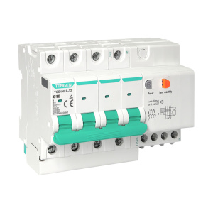 Выключатель автоматический дифф. TGB1NLE-32, 4P, 10A, хар-ка C, 6kA, 30mA, тип AC, 6.5M фото