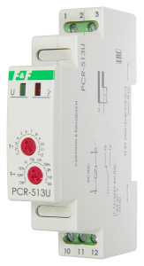 Реле времени PCR-513U 12-264В АС/DC 8А 1NO/NC IP20 фото