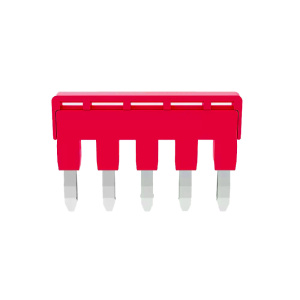 Перемычка DFA5-6.2-16-00Z(H) на 5 полюса, красная, изолированная, для клемм серии DC4 фото