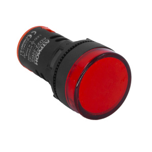 Лампа сигнальная AD22-220AC/DC-r красная, светодиодная, АС/DC 220 фото