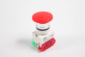 Кнопка аварийной остановки ВК22-AE-RED, 1NO+1NC, красная, грибовидная Ø40mm, разблокировка поворотом, фронт IP54 фото