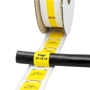 Маркер плоский MFSS-2X-12-15/1-Y желтый (уп. 300 шт.) фото