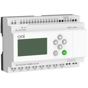 ПЛК 410 Модуль ЦПУ 14 DI 8 RO 220В AC с Ethernet портом с экраном ONI фото