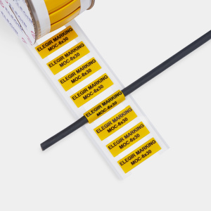 Маркер овальный MOC-6-30-Y желтый (уп. 450 шт.) фото