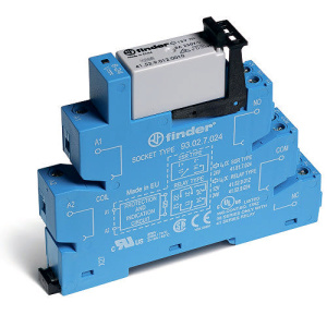 Интерфейсный модуль EMR реле 38.52.0.024.0060, 2CO, 8A(250VAC/30VDC), 24VAC/DC фото