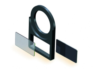 Держатель маркировки ДМ22-1, 10x25mm, пластик, без шильдика, для ЛК-22, ВК-22, ПЕ-22 фото