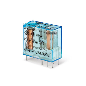 Миниатюрное реле 40.61.9.012.0000, 1CO, 16A(250VAC/30VDC), 12VDC фото