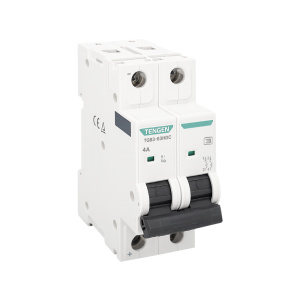 Выключатель автоматический TGB3-63HDC, 2P, 4A, хар-ка C, 10kA, 250VDC на полюс, 2M фото