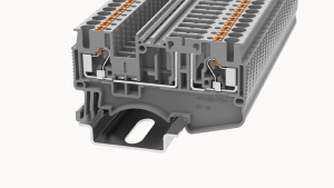 Клемма для подключения модулей,  push-in DS2.5-TG-01P-11-00Z(H), 24A, 800V, 2 присоед., 2.5(0,2_4)mm², серая фото