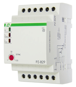 Реле контроля уровня PZ-829 двухуровневое 230В AC 16А 2NO/NC IP20 фото