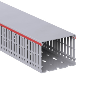 Короб перфорированный, серый RL6 80x60 фото