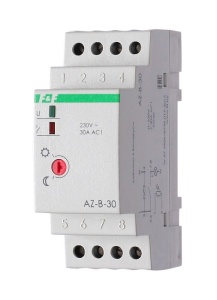 Фотореле AZ-B-30, 1NO, 30A (250VAC), 2_100Lx, 230VAC, выноcной датчик Ø9.6mm, 2M фото