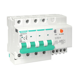 Выключатель автоматический дифф. TGB1NLE-32, 4P, 25A, хар-ка C, 6kA, 30mA, тип AC, 6.5M фото