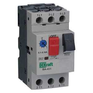Авт. выкл. защ. двиг. 3P 0,16-0,25A 100кА ВА-431 фото