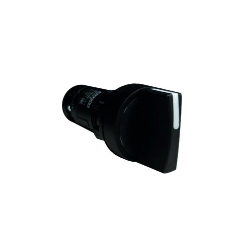 Переключатель LA37-E1D320, тип 1-0-2, 2NO, 3A(240VAC), черная рукоятка, моноблок, фронт IP40 фото