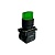 Переключатель LA37-B5K210GM5KP, тип 1-2, 1NO, 3A(240VAC), зеленая рукоятка, подсветка 230VAC с защитой от помех, фронт IP66 фото