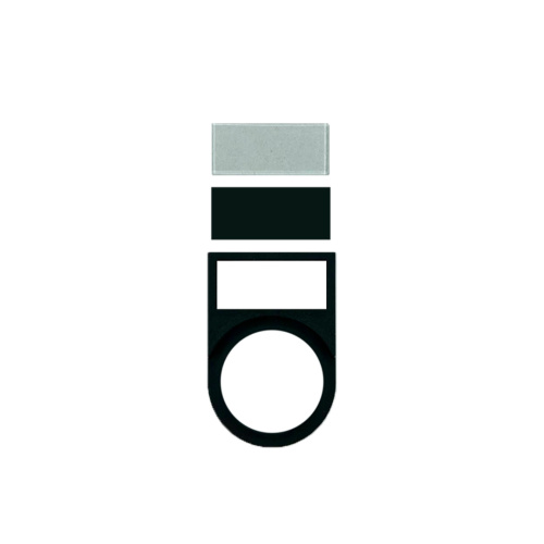 Держатель маркировки AX22-110, пластик, без шильдика, 25х11мм фото