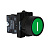 Кнопка XB2-ЕA3311, 1NO, 3A(240VAC), зеленая "I", фронт IP40 фото