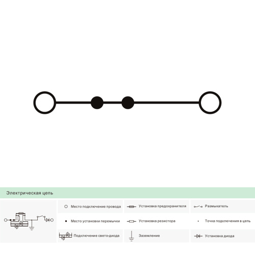 Клемма проходная, винтовая DC2.5-01P-16-00Z(H), 24A, 800V, 2 присоед., 2.5(0,2_4)mm², красная фото