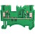 Клемма проходная, push-in DS2.5-01P-14-00Z(H), 24A, 800V, 2 присоед., 2.5(0,2_4)mm², зеленая фото