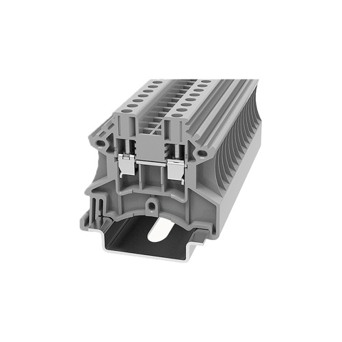 Клемма проходная, винтовая DC2.5-01P-11-00Z(H), 24A, 800V, 2 присоед., 2.5(0,2_4)mm², серая фото
