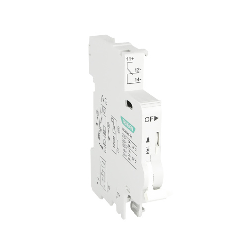 Блок-контакт вспом. TGB1N-OF, 1CO, 6A, монтаж слева, функция TEST, для TGB1N-63, TGBG-63DC, 0.5M фото