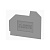 Пластина торцевая D-DC2.5-TW-01P-11-00Z(H) для клемм серии DC2.5-TW, DC4-TW фото