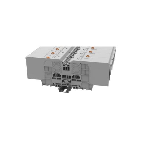 Клемма проходная, болтовая BS10-GY, 309A, 1000V, 2 присоед., 6_150 mm², серая фото