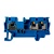 Клемма проходная RIT4TO BU, 32A, 1000V, push-in, 3 присоед., 4(max 6)mm², синяя фото