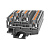 Клемма проходная 2-х уровневая, push-in DSKK2.5-01P-11-00Z(H), 22A, 500V, 2.5(0,5_4)mm², серая фото