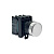 Кнопка TGLA1-DP5, 1NO+1NC, 3A(240VAC), белая, LED 24VAC/DC, фронт IP65 фото