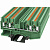 Клемма проходная, push-in DS2.5-QU-01P-14-00Z(H), 24A, 800V, 4 присоед., 2.5(0,2_4)mm², зеленая фото