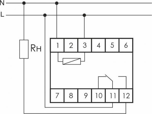 Реле времени PCA-512 230В АС 8А 1NO/NC IP20 фото