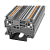 Клемма проходная, push-in DS1.5-01P-11-00Z(H), 17.5A, 500V, 2 присоед., 1.5 (0,14_1,5)mm², серая фото