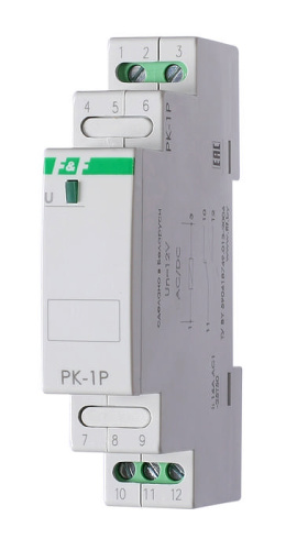 Реле PK-1P-12, 1CO, 16A(250VAC), 12VAC/DC, 1M фото
