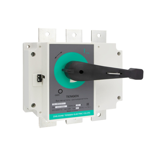 Выключатель-разъединитель GL-800/311, 3P, 800А, 415/690VAC, стационарная рукоятка, 1NO+1NC фото