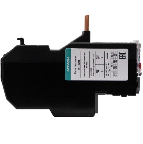 Реле тепловой перегрузки RT-1306, 1_1.6A для КМИ-0911_3211 фото