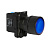 Кнопка LA37-B5H310BBDP, с фиксацией, 1NO, 3A(240VAC), синяя, LED подсветка 24VAC/DC, фронт IP66 фото