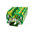 Клемма заземления, push-in DS2.5-PE-01P-1C-00Z(H), 2 присоед., 2.5(0,2_4)mm², желто-зеленая фото