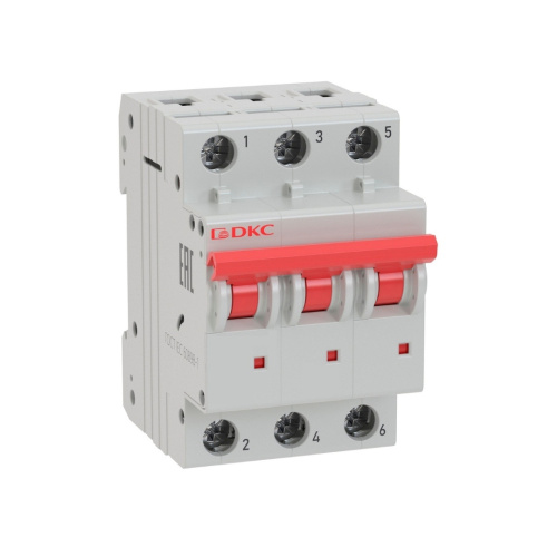 Выключатель автоматический YON MD63, 3P, 32A, хар-ка C, 10kA, 3M фото