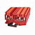 Клемма проходная, push-in DS2.5-TW-01P-16-00Z(H), 24A, 800V, 3 присоед., 2.5(0,2_4)mm², красный фото