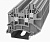 Клемма проходная, винт DC2.5-TW-01P-11-00Z(H), 24A, 1000V, 3 присоед., 2.5(0,2_4)mm², серая фото